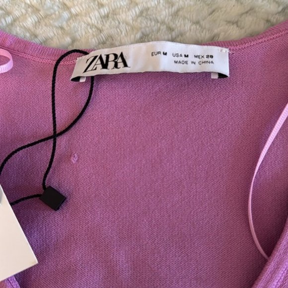 Zara Cut Out Knit Top Size Medium Read Description - Picture 6 of 10